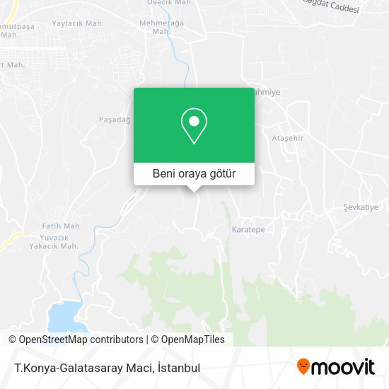 T.Konya-Galatasaray Maci harita
