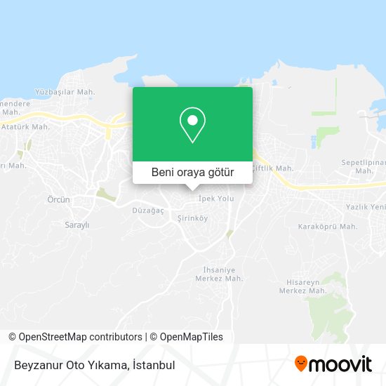 Beyzanur Oto Yıkama harita