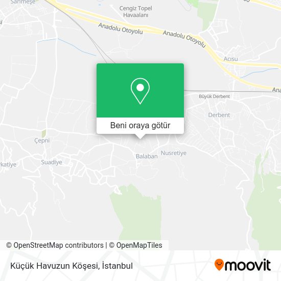 Küçük Havuzun Köşesi harita