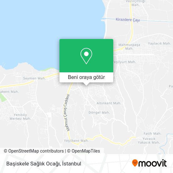Başiskele Sağlık Ocağı harita