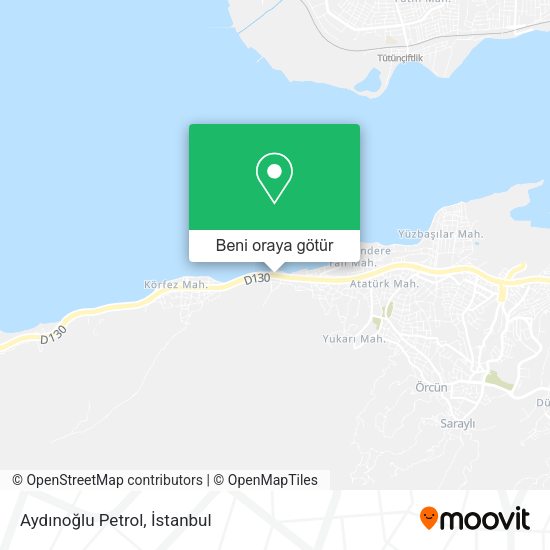 Aydınoğlu Petrol harita