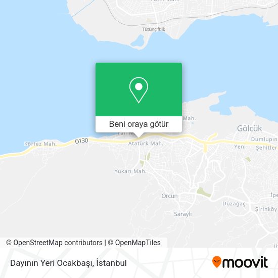 Dayının Yeri Ocakbaşı harita