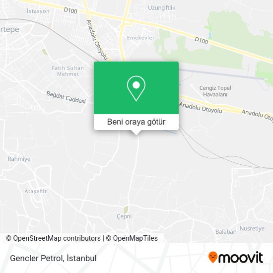 Gencler Petrol harita
