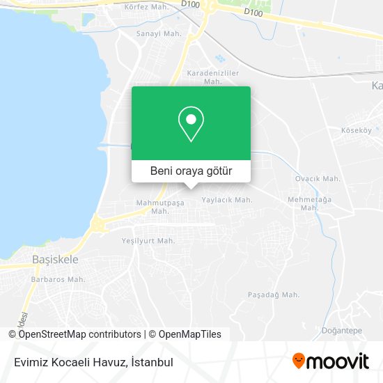 Evimiz Kocaeli Havuz harita