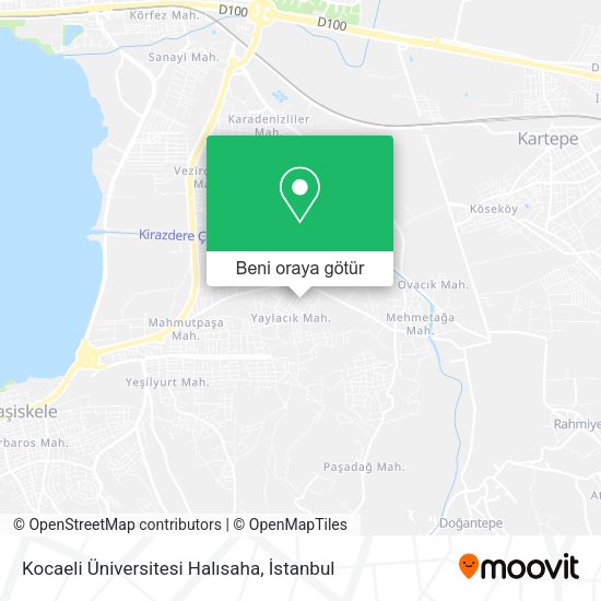Kocaeli Üniversitesi Halısaha harita