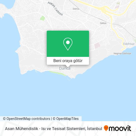 Asan Mühendislik - Isı ve Tesisat Sistemleri harita