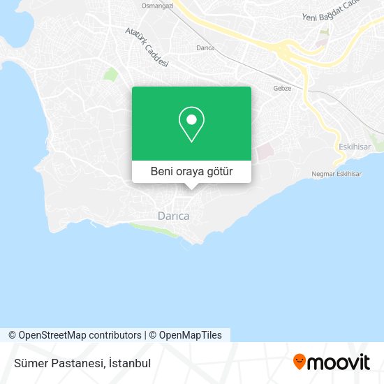 Sümer Pastanesi harita
