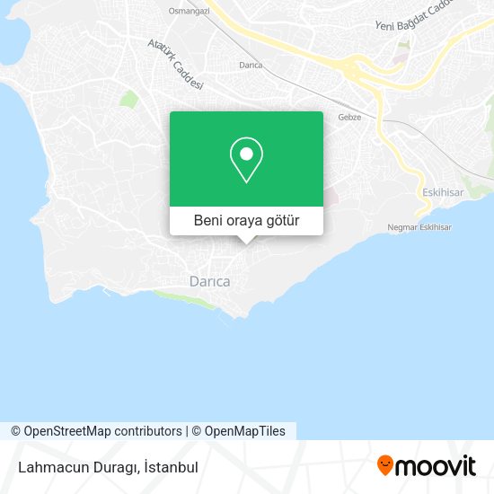 Lahmacun Duragı harita