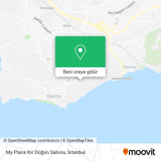 My Place Kır Düğün Salonu harita