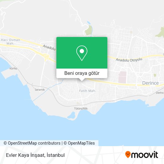 Evler Kaya İnşaat harita