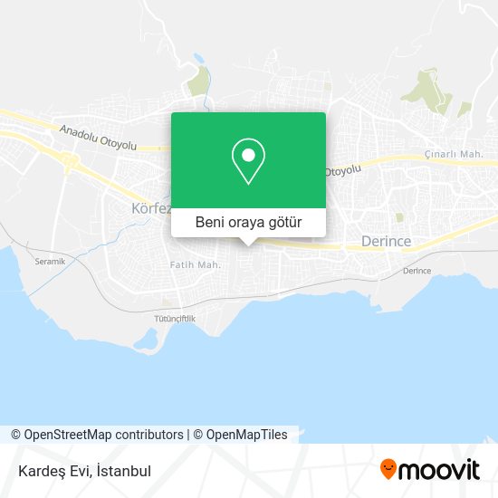Kardeş Evi harita