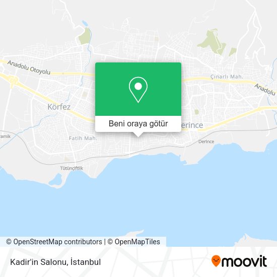 Kadir'in Salonu harita