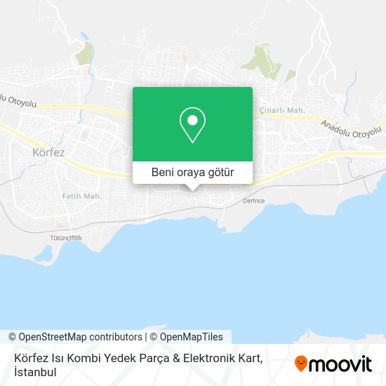 Körfez Isı Kombi Yedek Parça & Elektronik Kart harita