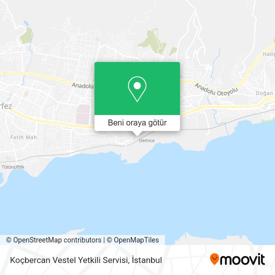 Koçbercan Vestel Yetkili Servisi harita
