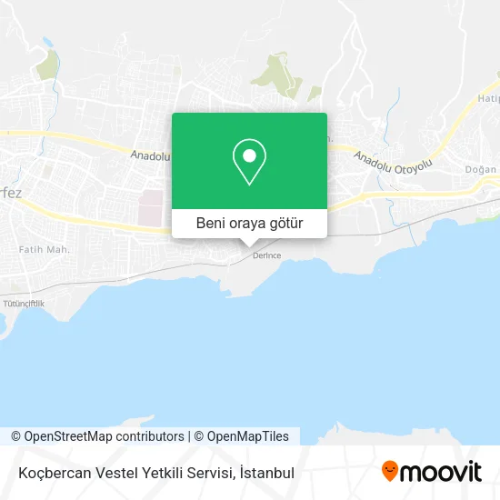 Koçbercan Vestel Yetkili Servisi harita