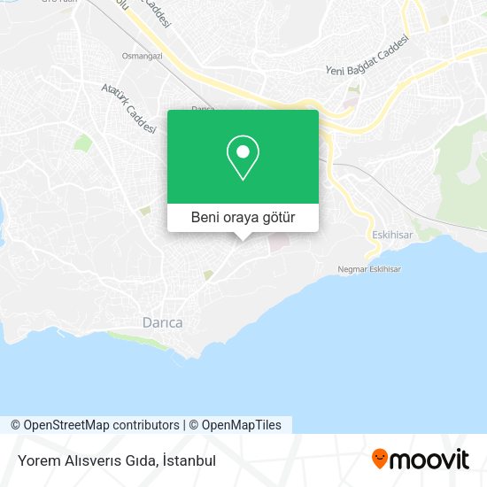 Yorem Alısverıs Gıda harita