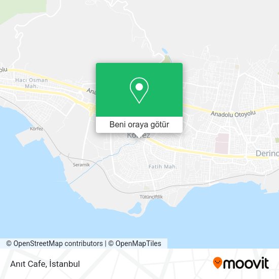 Anıt Cafe harita