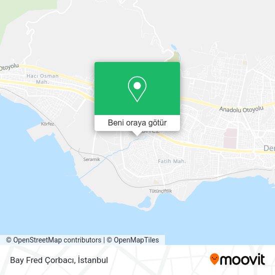 Bay Fred Çorbacı harita
