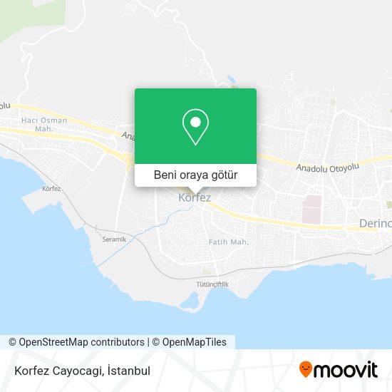 Korfez Cayocagi harita