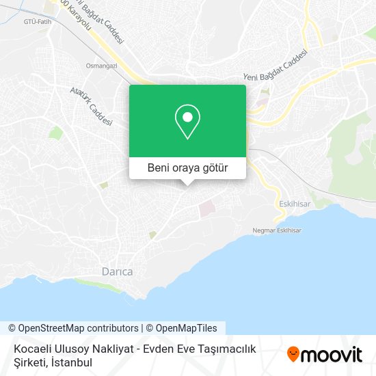 Kocaeli Ulusoy Nakliyat - Evden Eve Taşımacılık Şirketi harita