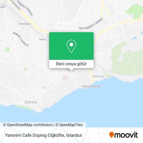 Yarenim Cafe Doping Ciğköfte harita