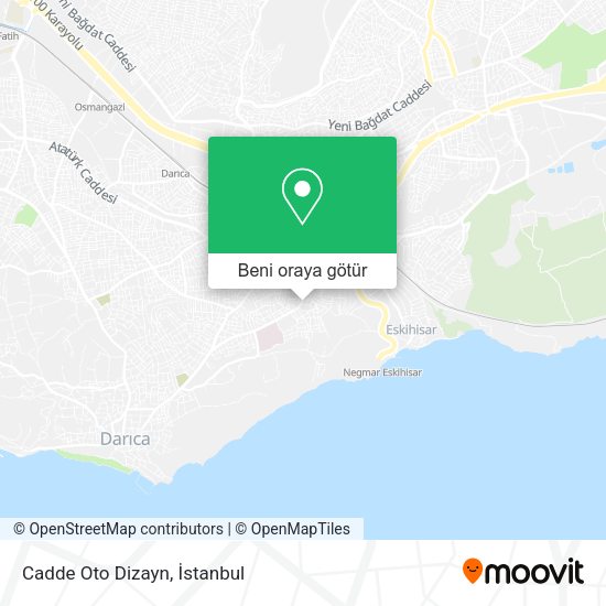Cadde Oto Dizayn harita