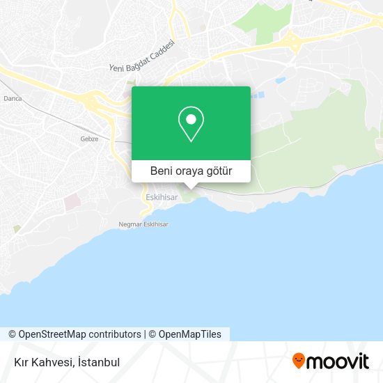 Kır Kahvesi harita