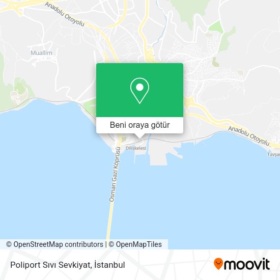 Poliport Sıvı Sevkiyat harita