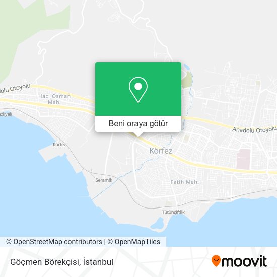 Göçmen Börekçisi harita