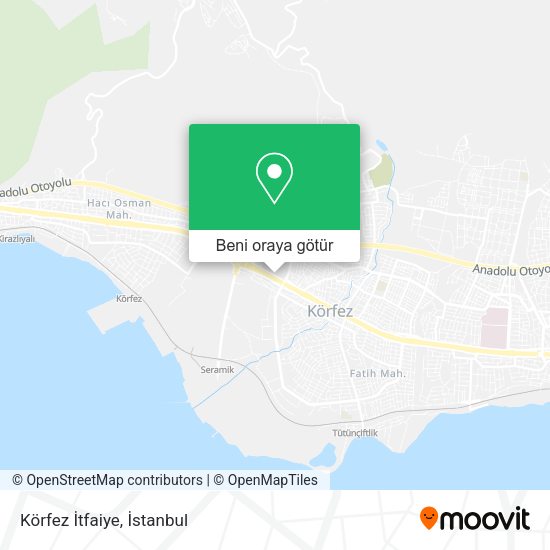 Körfez İtfaiye harita