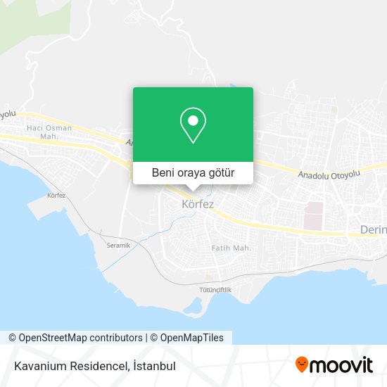 Kavanium Residencel harita