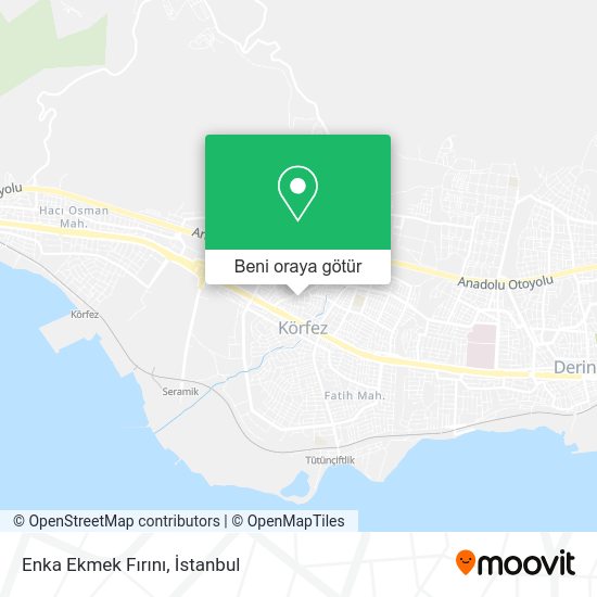Enka Ekmek Fırını harita