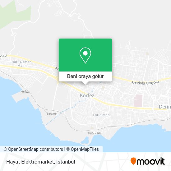 Hayat Elektromarket harita