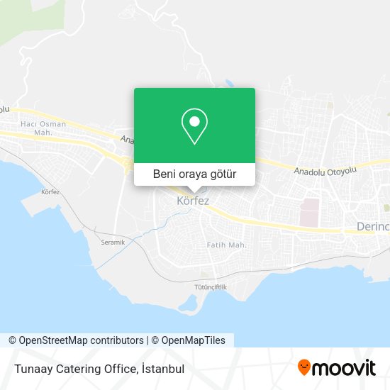 Tunaay Catering Office harita
