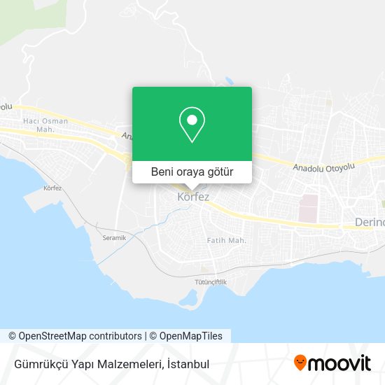 Gümrükçü Yapı Malzemeleri harita