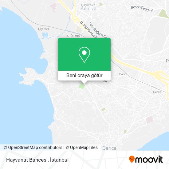 Hayvanat Bahcesı harita