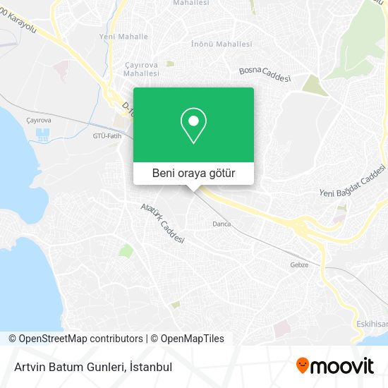Artvin Batum Gunleri harita