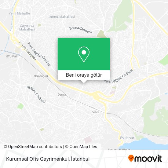 Kurumsal Ofis Gayrimenkul harita