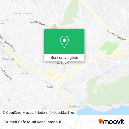 Rumeli Cafe Mutlukent harita