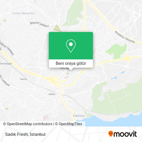 Sadık Fresh harita