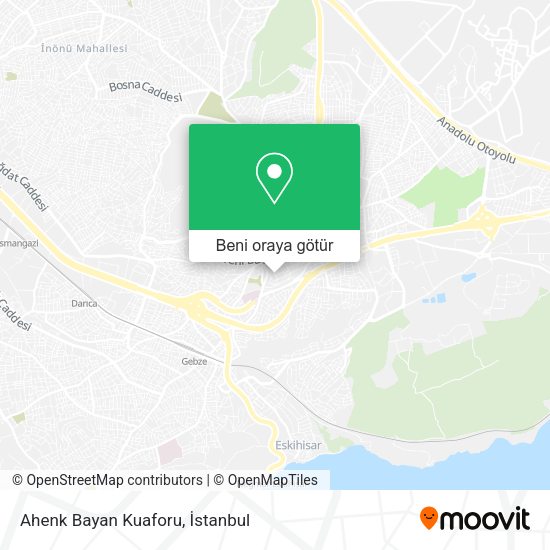 Ahenk Bayan Kuaforu harita