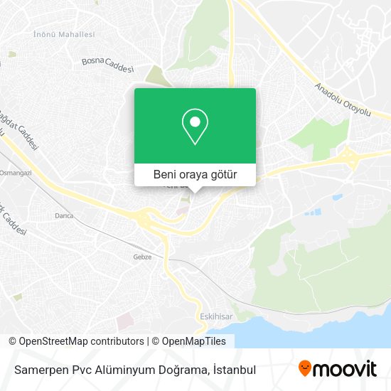Samerpen Pvc Alüminyum Doğrama harita
