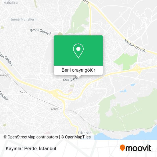 Kayınlar Perde harita