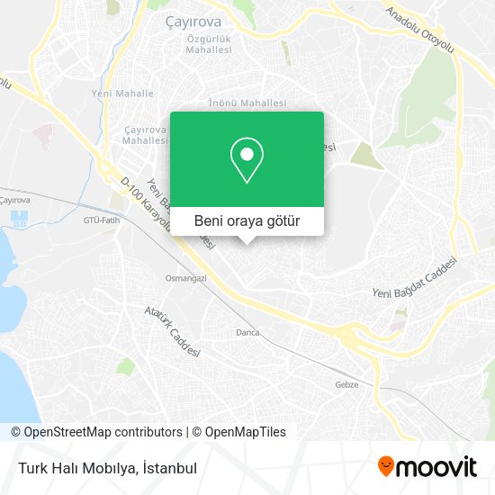 Turk Halı Mobılya harita