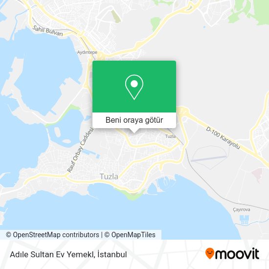 Adıle Sultan Ev Yemekl harita