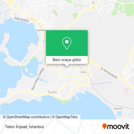 Tekin İnşaat harita