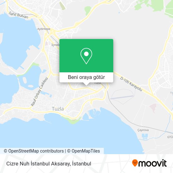 Cizre Nuh İstanbul Aksaray harita