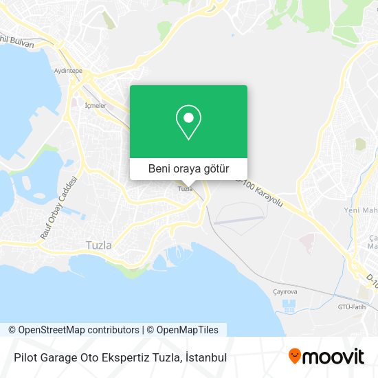 Pilot Garage Oto Ekspertiz Tuzla harita
