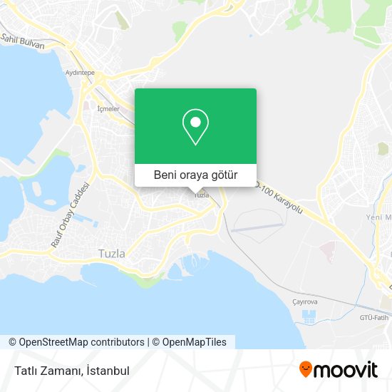Tatlı Zamanı harita
