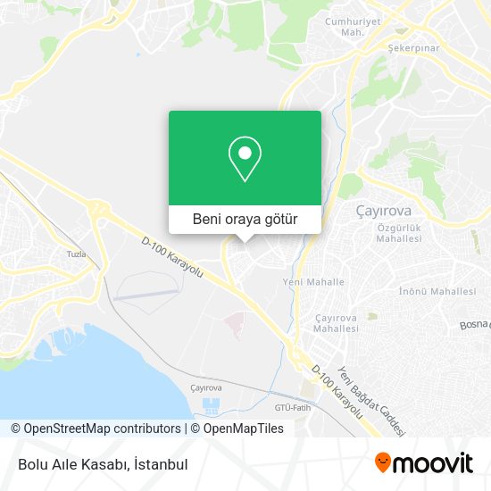 Bolu Aıle Kasabı harita